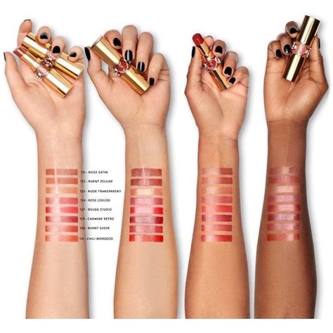 ysl rouge volupte shine swatch|ysl rouge volupte shine swatches.